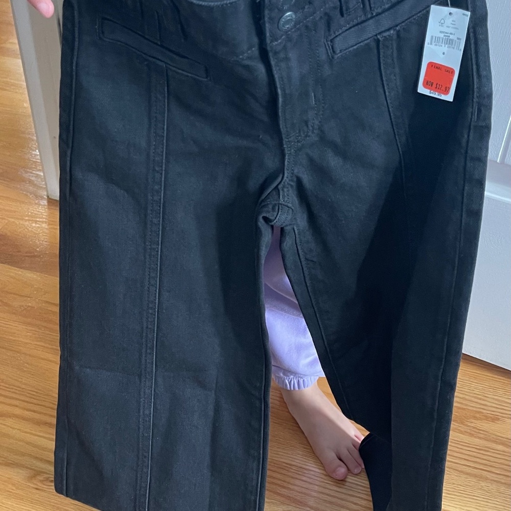 Gap Little girls size 6 Black Jeans NWT